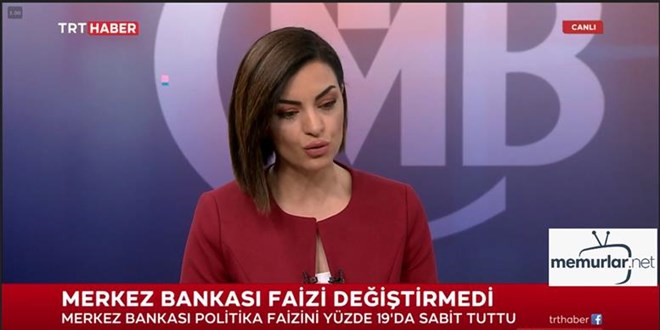 Merkez bankas� %19 Faizi sabit tuttu.