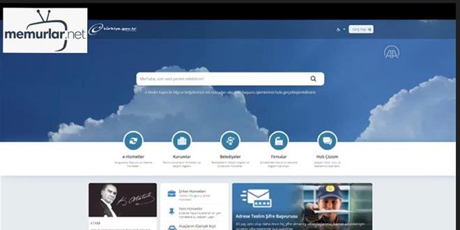 Adrese teslim e-Devlet �ifresi payla��m�