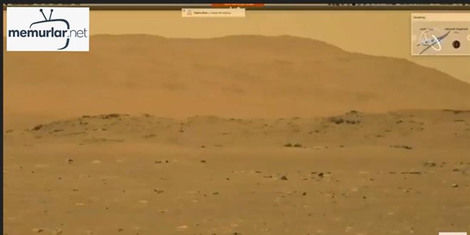 Mars'taki helikopteri ba�ar�yla u�tu