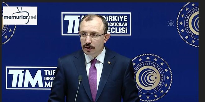 Ticaret Bakan� Mehmet Mu�, nisan ay� d�� ticaret rakamlar�n� a��klad�. (2)