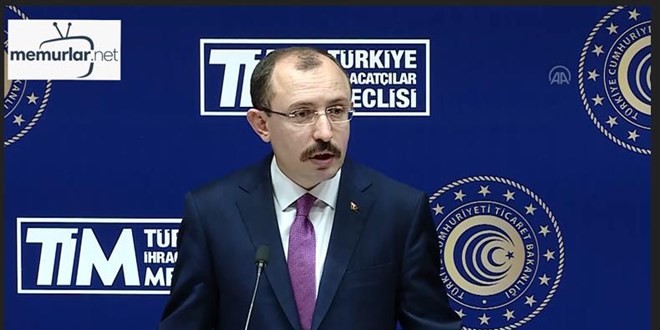 Ticaret Bakan� Mehmet Mu�, nisan ay� d�� ticaret rakamlar�n� a��klad�. (3)