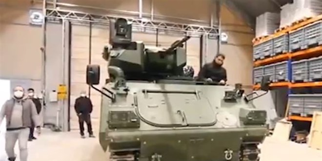 Z�rhl� muharebe arac� testi ge�ti