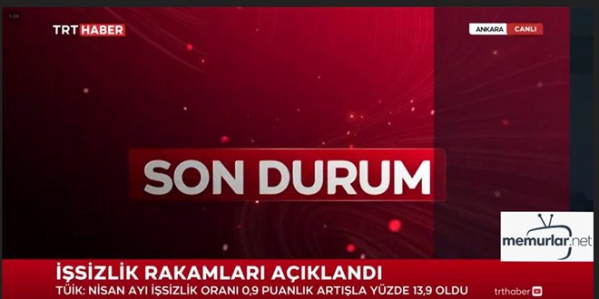 Nisan ay� i�sizlik rakamlar� a��kland�