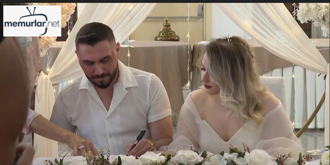 Pen�e-�im�ek operasyonu gazisi �brahim Y�zer tedavi g�rd��� hastanede evlendi