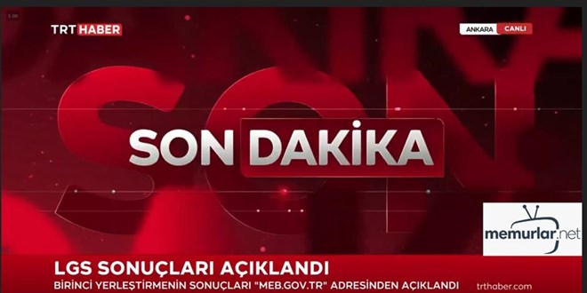 LGS tercih sonu�lar� a��kland�