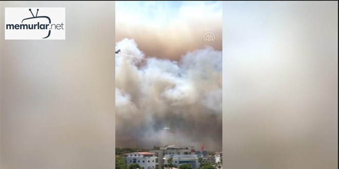 Manavgat'ta b�y�k orman yang�n�