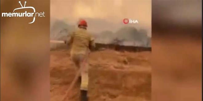 �tfaiye eri, su i�meyi reddedip yang�na m�dahaleye devam etti