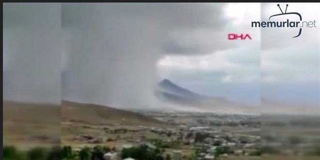 Sel �ncesi ya�mur bulutu kamerada