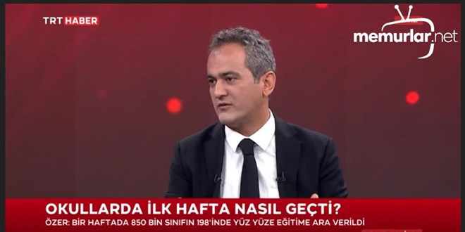 'Biz y�z y�ze e�itimi in�allah devam ettirece�iz'