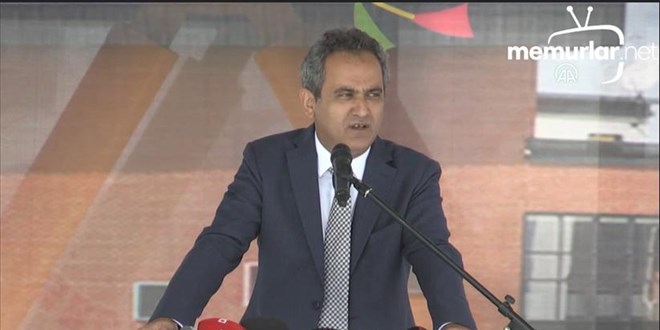 Milli E�itim Bakan� �zer: Okullar� art�k kapal� tutma l�ks�m�z yok