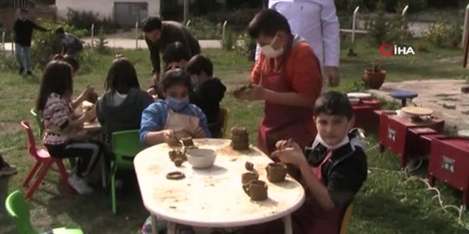 �ocuklar Ekoturizm ve E�itim Kamp�'nda bir araya geldi