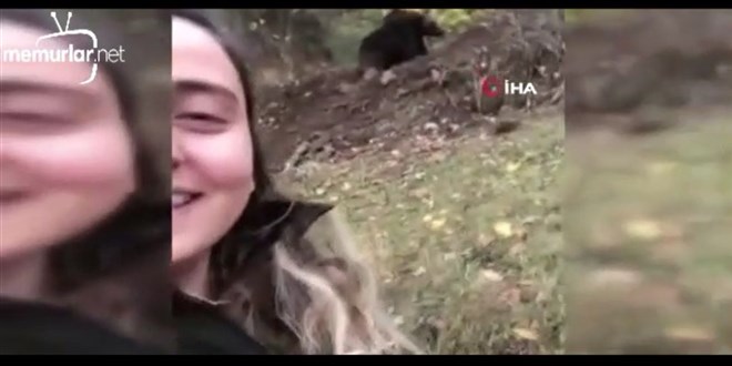 Kad�n orman muhafaza memuru, ay�yla b�yle �z�ekim yapt�