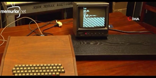 Apple'�n ilk bilgisayar� 400 bin dolara sat�ld�