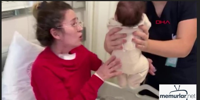 3 kez �l�mden d�nen anne, bebe�ine kavu�tu