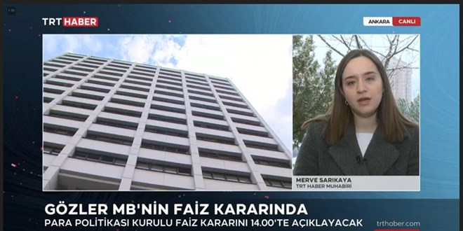 G�zler Merkez Bankas�'n�n faiz karar�nda