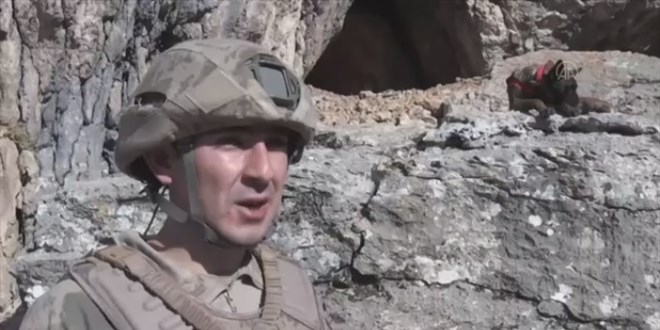 Hassas burun 'Lady' PKK'n�n 1 tonluk ya�am malzemesini buldu