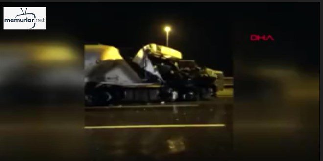 Tarsus'ta zincirleme kaza; 13 yaral�