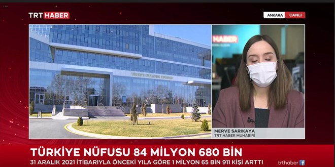 T�rkiye'nin yeni n�fusu belli oldu