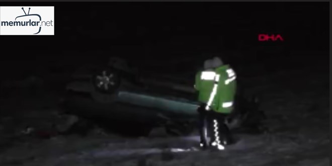 K�pe�e �arpan otomobil takla att�: Baba �ld�, e�i ve 3 �ocu�u yaraland�