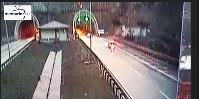 Amasya'da t�nel duvar�na �arpan otomobildeki 2 ki�i �ld�, 2 ki�i yaraland�