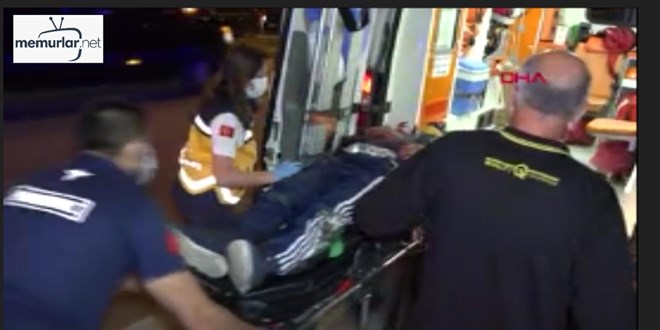 Ehliyetsiz ve alkoll� s�r�c� motosiklete �arpt�: 1 �l�