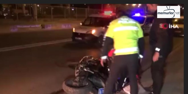 G�revden d�nen polis kaza yapt�: 1 yaral�