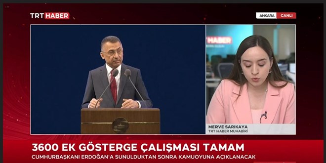 3600 ek g�sterge �al��mas� tamamland�...�ki alternatif de�erlendirildi.