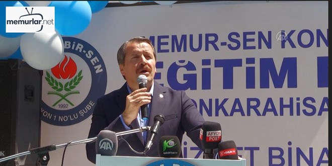 Memur-Sen Genel Ba�kan� Ali Yal��n, Afyonkarahisar'da konu�tu: