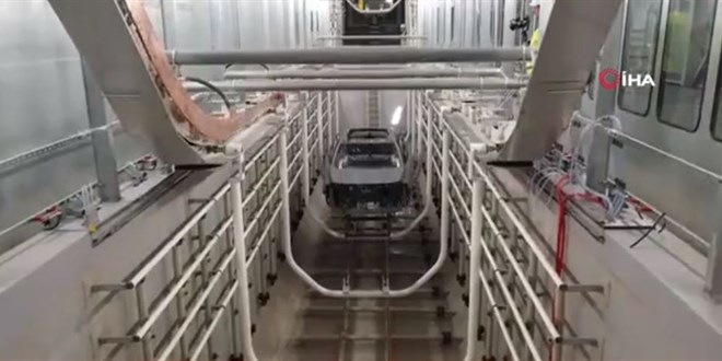 TOGG, boya tesislerinde denemelere ba�lad���n� duyurdu