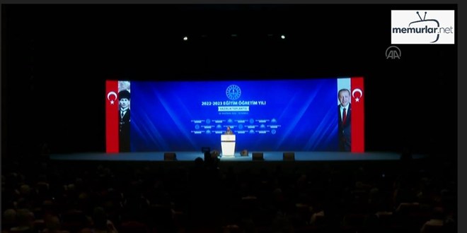 �zer, 2022-2023 E�itim ��retim Y�l� Haz�rl�k Toplant�s�'nda konu�tu