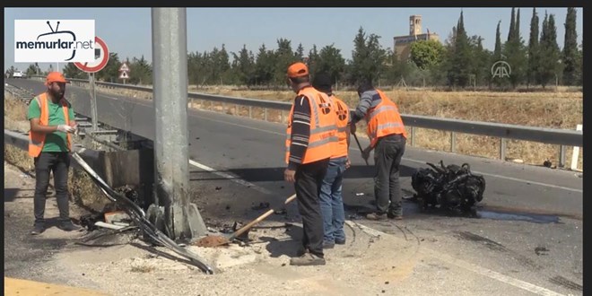 �anl�urfa'da dire�e �arpan otomobildeki 3 ki�i �ld�, 1 ki�i yaraland�