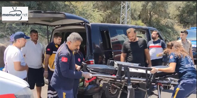 Hatay'da devrilen engelli motosikletindeki 3 ki�i yaraland�