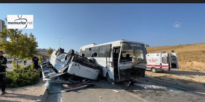 2 i��i servisinin �arp��mas� sonucu 19 ki�i yaraland�