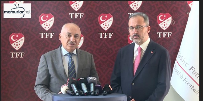 Bakan Kasapo�lu, T�rkiye Futbol Federasyonunu ziyaret etti