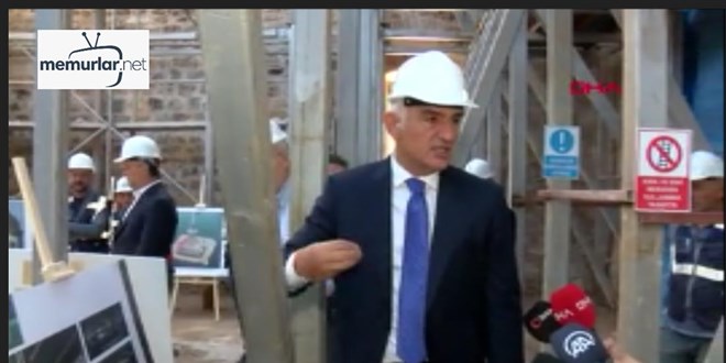 Bakan Ersoy, K�z Kulesi'ndeki restorasyonu yerinde anlatt�