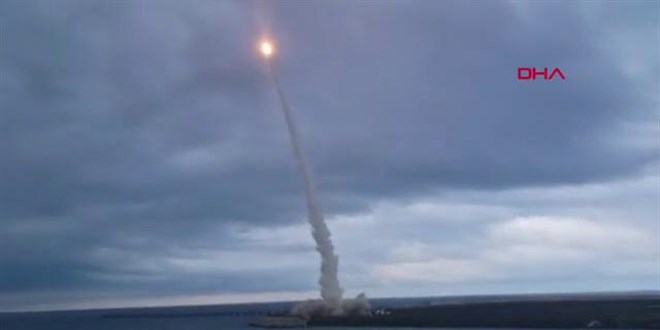 Yerli F�ze 'TAYFUN', test edildi