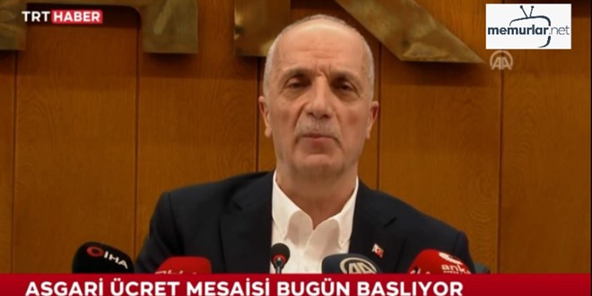 Türk-İş Başkanı Atalay: Pazarlık 7 bin 785 liradan başlayacak