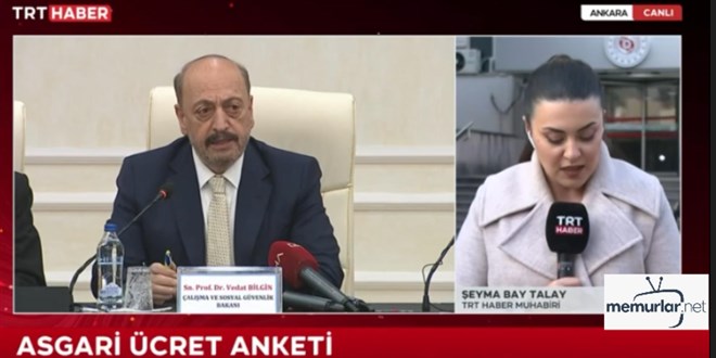 Bakanl�k a��klad�: ��te asgari �cret ara�t�rma sonu�lar�