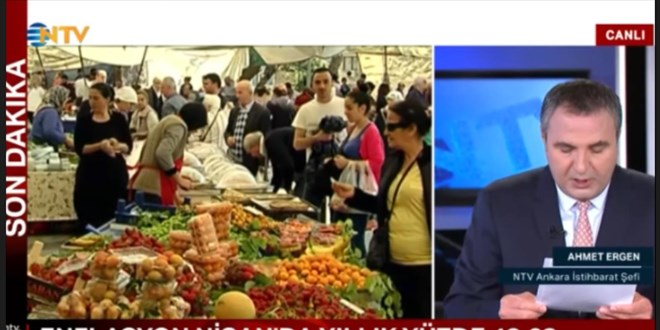 Enflasyon rakamlar� a��kland�