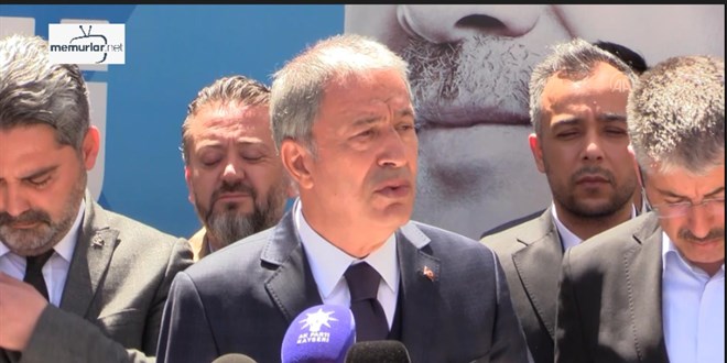 Milli Savunma Bakan� Hulusi Akar'dan se�im de�erlendirmesi